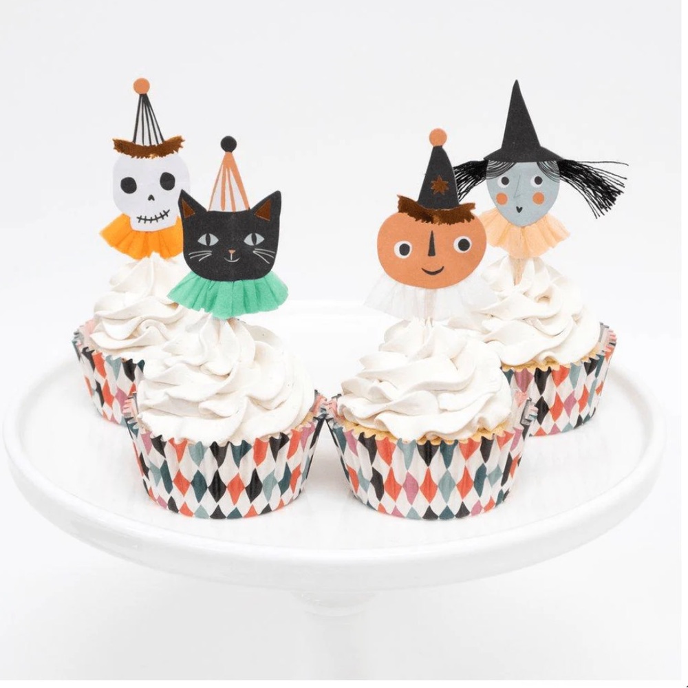 NIB Meri Meri Vintage Halloween Cupcake Kit SET OF 3